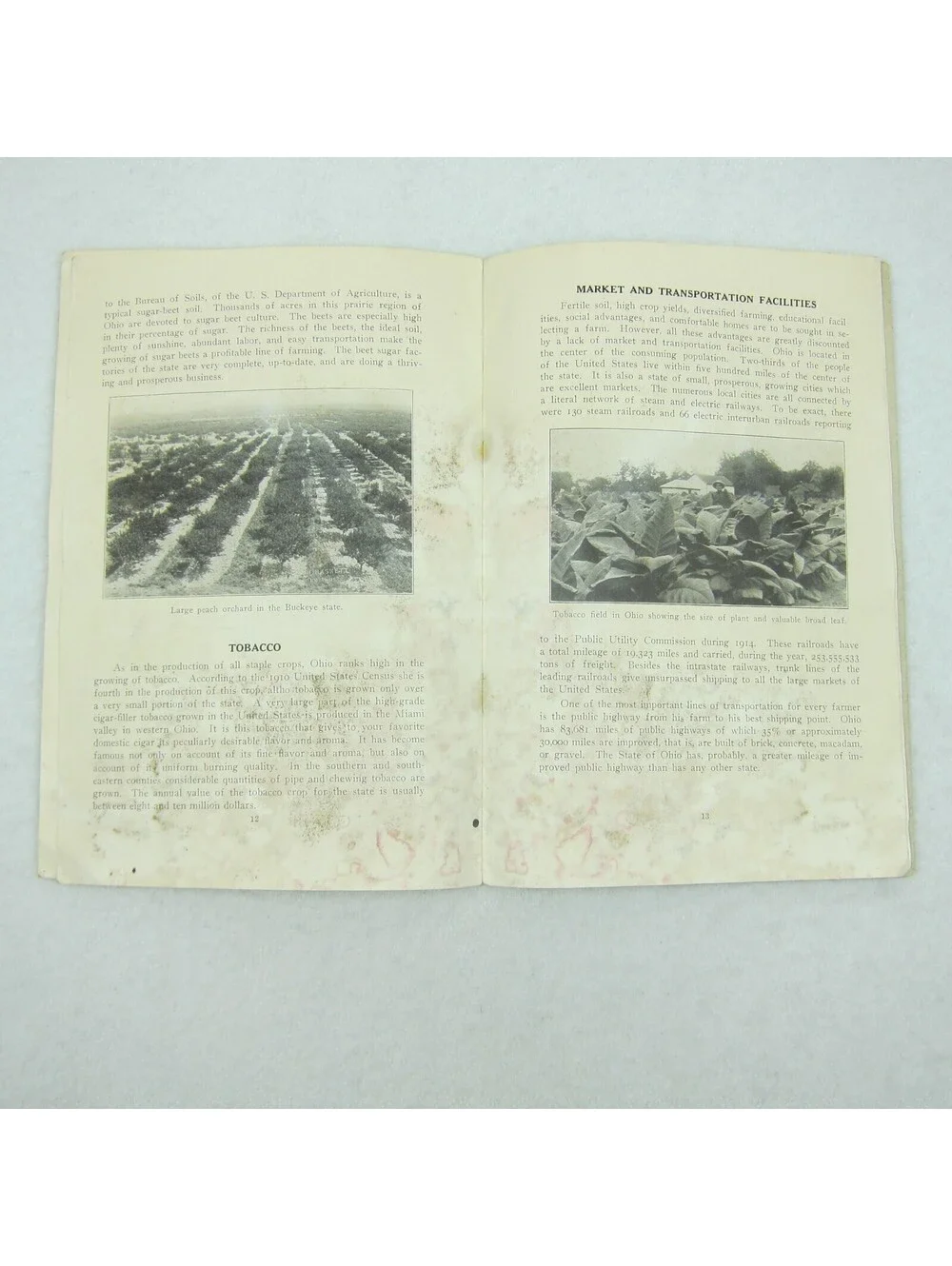 Panama Pacific International Expo Ohio Booklet Farm Agriculture Antique 1915